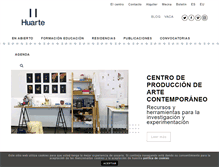 Tablet Screenshot of centrohuarte.es